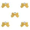 thumbnail image 3 of Bandeau Grand pour Cheveux, Pince à Ressort, Nœud Réglable, Multicolore, Sans Accroc, Porte-Queue, Épingles à Cheveux, Chouchous pour Filles, Jaune, 5Ensemble, 3 of 6