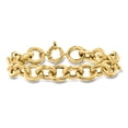 thumbnail image 3 of Ross-Simons Italian 18kt Yellow Gold Rolo-Chain Bracelet, Women's, Adult, 3 of 5