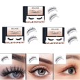 thumbnail image 2 of Pestañas postizas naturales, pestañas postizas reutilizables, , fáciles de utilizar, pestañas naturales suaves, maquillaje para niñas, extensión de Macarena pestañas postizas, 2 of 8