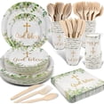 thumbnail image 1 of 350 PCS God Bless Baptism Plates | Disposable Paper First Communion Decorations Party Tableware Set | Ideal for Christening Celebration Baby Shower Religious Party Supplies | Serve 50, 1 of 8