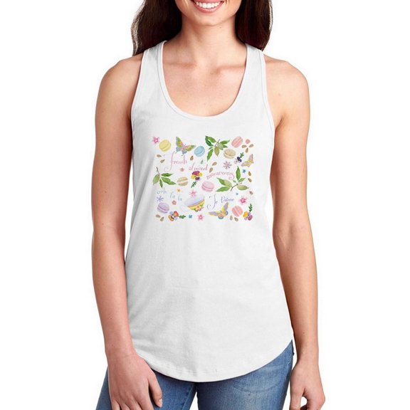 Artshine Sweet Treats Iii Racerback Tank Women -Gabby Malpas Designs, Female Large