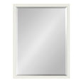 thumbnail image 5 of Kate and Laurel Makenna Traditional Rectangle Wall Mirror, 18 x 24, Soft White, Beaded Vintage Bathroom Mirror with Ornate Detailing and Beveled Edge Design, 5 of 7