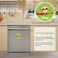 thumbnail image 4 of Coofit Dishwasher Magnet Decorative Round Double-Sided Dish Wash Sign Clean Dirty Sign, 4 of 10