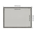 thumbnail image 7 of Amanti Art Grey Cork Board Framed Florence Grey Bulletin Board 30 in. x 22 in., 7 of 7