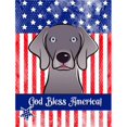 thumbnail image 1 of Carolines Treasures BB2161CHF Weimaraner Maison Drapeau, 1 of 4