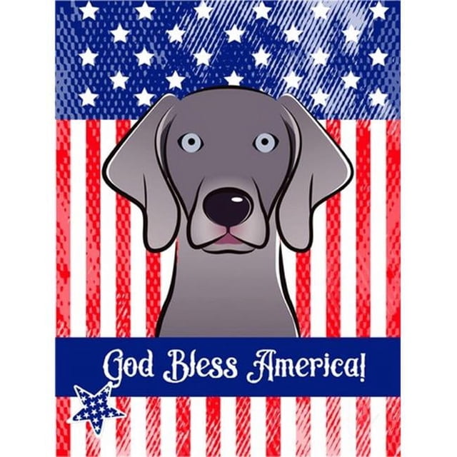 Carolines Treasures BB2161CHF Weimaraner Maison Drapeau