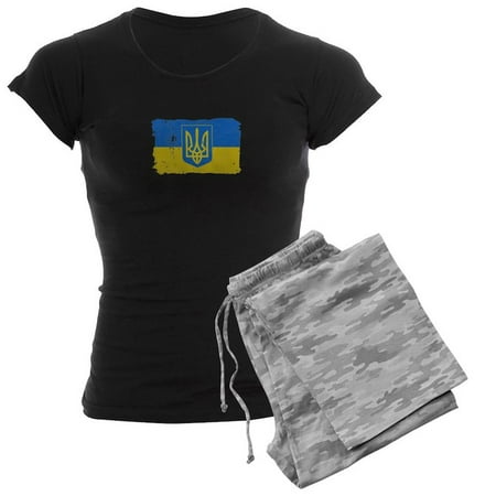 

CafePress - Ukraine Coat Of Arms Flag Pajamas - Women s Dark Pajamas