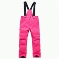 thumbnail image 5 of UAYOTSE Toddler Snow Pants Baby Boy Girl Winter Clothes Down Puffer Coat Waterproof Warm Snow Ski Bib Overalls Snowsuit,Sizes M, 5 of 7