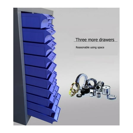 48 Medium Drawers Parts Cabinet with Door Commercial Home