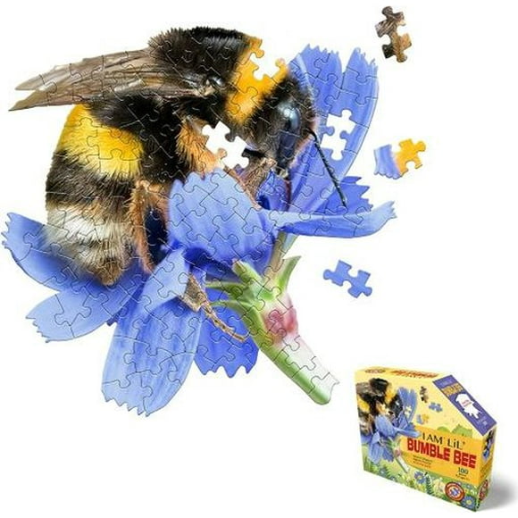 MADD CAPP I Am Lil Bumble Bee Insect Shaped 100 Piece Puzzle