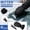 Black, variant on Ice Scraper Glove, Red Warm Fleece Lined Waterproof Quilted Snow Remover Mitt, 1 Pack Winter Cold Weather Accessory, For Car Windshield Frost Snow Ice Clearing Outdoor Use