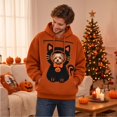 thumbnail image 5 of Goodw7 Women Hoodie Christmas Pet Pouch, Oversized Dog Cat Carrier Sweatshirt with Cuddle Pocket, Cozy Pullover for Lounging and Pet Walking, 5 of 9
