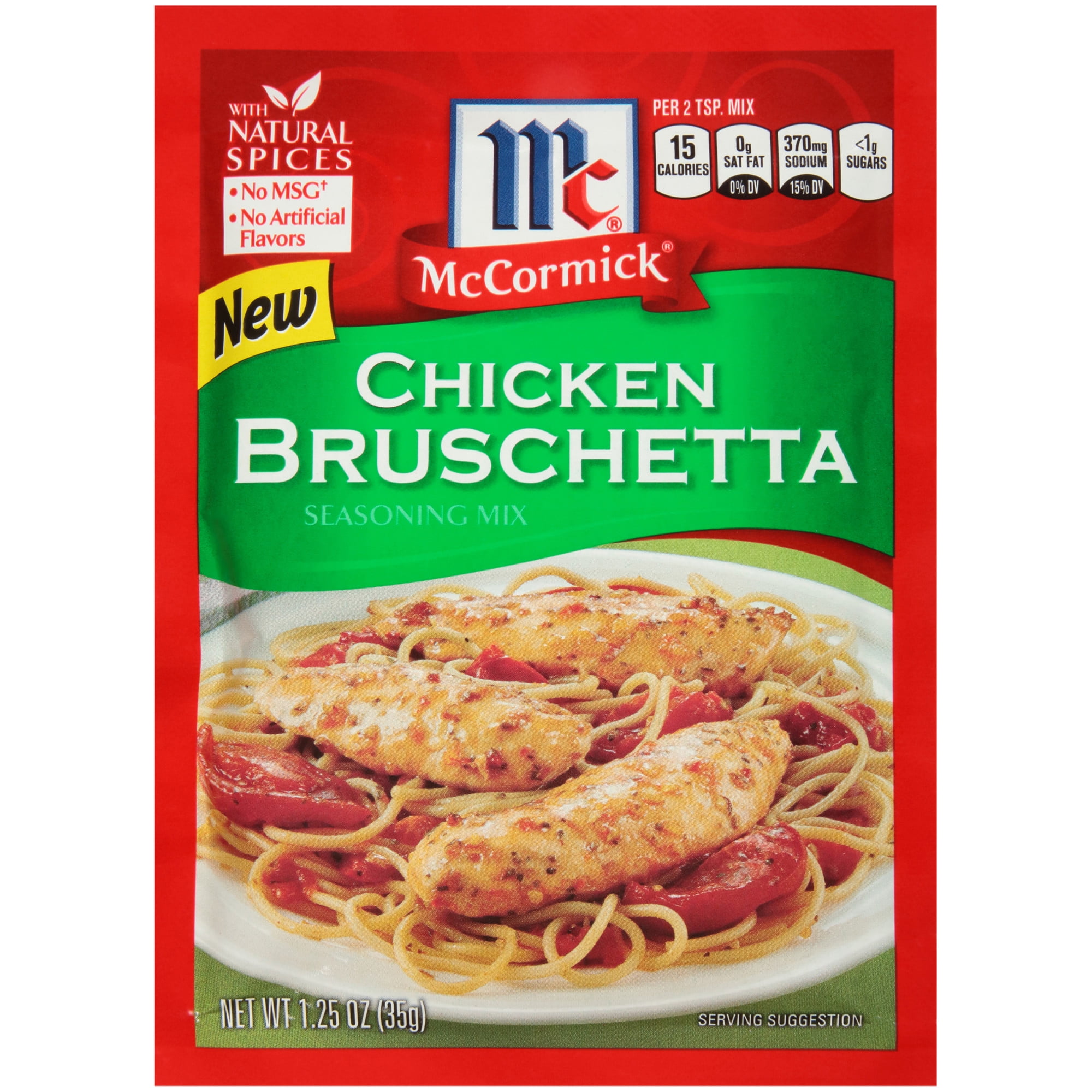 McCormick Chicken Bruschetta Seasoning Mix, 1.25 oz