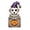 A001- Color A, variant on Tabletop Figurine Vintage Wooden Clown Pumpkin Halloween Decor for Indoor Home Party Shelf and Table Display, 1 Piece