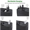 thumbnail image 1 of Adaptador de viaje, Universal International All-in-One Worldwide Trave, 1 of 2