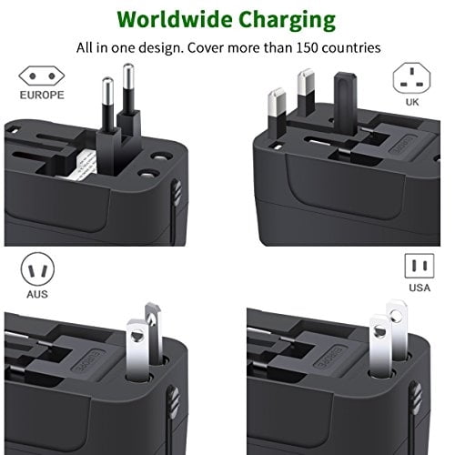 Adaptador de viaje, Universal International All-in-One Worldwide Trave