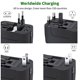 thumbnail image 1 of Adaptador de viaje, Universal International All-in-One Worldwide Trave, 1 of 2