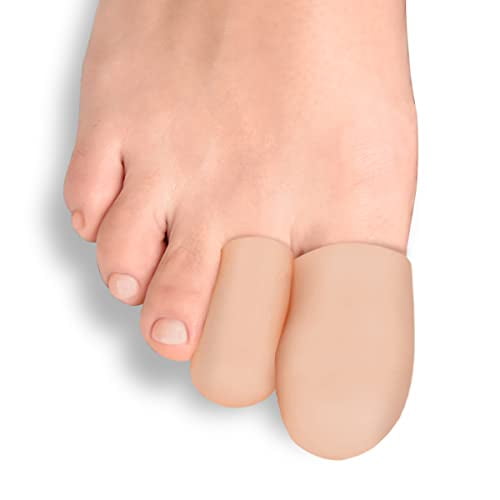 LUFOEVER 10 Pieces Toe Protector, Gel Toe Protectors to Provide Relief from Missing or Ingrown