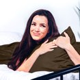 thumbnail image 5 of Cosy House Collection Ultra Soft Luxury Standard Size Pillow Cases - Chocolate Pillowcase Set of 2 - Cooling & Breathable, 5 of 6