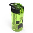 thumbnail image 5 of Zak Designs Minecraft 16 oz. Reusable Plastic Water Bottle with Straw, Creeper, 5 of 5