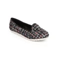 thumbnail image 1 of New Women Misbehave Jolly-1 Tweed Fabric Round Toe Slipper Loafer Flat, 1 of 5