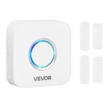 VEVOR Door Chime, DC 12V, Wireless Door Open Contact Sensor Alarm Chime with 656 ft Range, 58 Chimes & 5 Adjustable Volume, Doors Ringer Alert for Business, Store, Home, Office When Entering