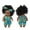 B, variant on Pisexur Black Dolls 8 inch American African Girl Baby Doll for Kids Aged 3 4 5 6 7 Years Fashion Play Doll Reborn Baby Toy Doll - Life Size Soft Adjustable Perfect for Birthday Gifts for Kids