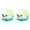 F, variant on KGJQ 2Pcs Mini Pufferfish Statue, Resin Animals Figures, Small Miniature Pufferfish, Cute Tiny Pufferfish Figurines for Landscape Gardens Yard Patio Party Favors Dollhouse Accessories