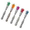 thumbnail image 2 of 5Pcs Single Color Single Head Cross Screwdriver Bit Cemented Carbide Magnetic Electric Screwdriver Bit 5 Color, 2 of 4