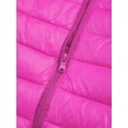 thumbnail image 6 of Aislor Girls Boys Long Sleeve Ultra Lightweight Jacket Coat Winter Warm Puffer Jacket Packable Hooded Coat 3-16 Hot Pink 15-16, 6 of 7