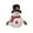 B, variant on chaungfeng Lighted Snowman Figurine, 10-Inch Plush Decoration, Battery Operated, for Tabletop Decor, Holiday Display, Winter Gift