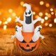 thumbnail image 4 of Calabaza fantasma inflable de Halloween con decoración de patio de lámpara LED para decoración de césped de vacaciones en hogar US-Plug BLESIY inflable, 4 of 7
