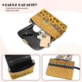 thumbnail image 4 of KUIFORTI Yellow Sunflower Crossbody Bags for Women Leather Fashion Woman Shoulder Bag Handbags Durable Comfortable Shoulder Bag for Women for Work Shopping, 4 of 7
