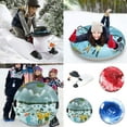 thumbnail image 2 of Inflatable Snow Tube Sled with Handles Winter Snow Tube Outdoor Sports Toy, 2 of 20