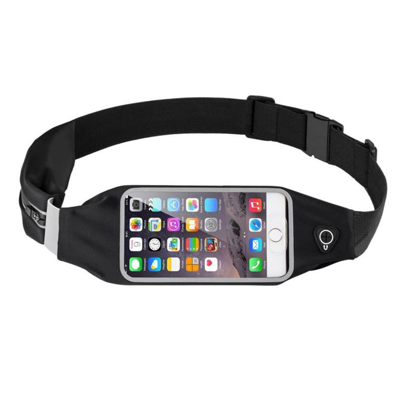 Adjustable Breathable with Zippered Pocket and Headphone Port Running Fitness Workout Sports Travel Marathon for iPhone X/8/7/6/6s Plus Running Belt Waist Pack ESR Black Samsung Galaxy S8/S7 Edge and more up to 5.5” S 