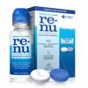 Renu Contact Lens Solution, Advanced Formula Triple Disinfectant Contact Cleaning Solution–From Bausch + Lomb –Travel Pack 2 fl oz (60 mL) with Lens Case