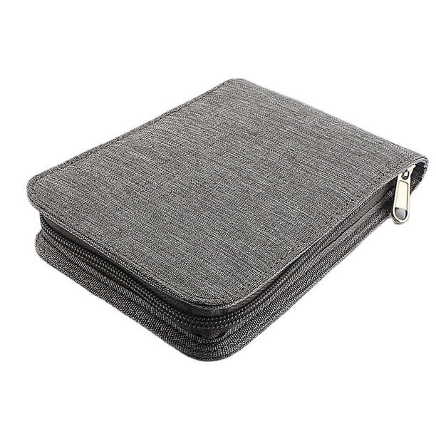 Bolsa de almacenamiento para bolígrafos, 10/24/48 cuadrículas, sencilla, impermeable, a prueba de polvo, caja para bolígrafos, lona de almacenamiento múltiple, multifuncional