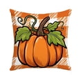 thumbnail image 1 of Fall Pillow Covers Thanksgiving Pillow Covers 17.7X17.7 Inches Fall Pumpkin Decorative Pillow Cases with Soft Fabric Hidden Zipper for Home Decor Fall Home Decor, 1 of 7