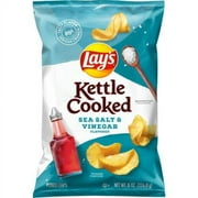 Lay's Potato Chips Kettle Cooked Sea Salt & Vinegar 8 oz