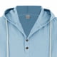 thumbnail image 5 of Ceisia Men's Oversize Hooded Half-Placket Flax Long-Sleeve Top Multi-Solid for Spring/Summer Gift, 5 of 6