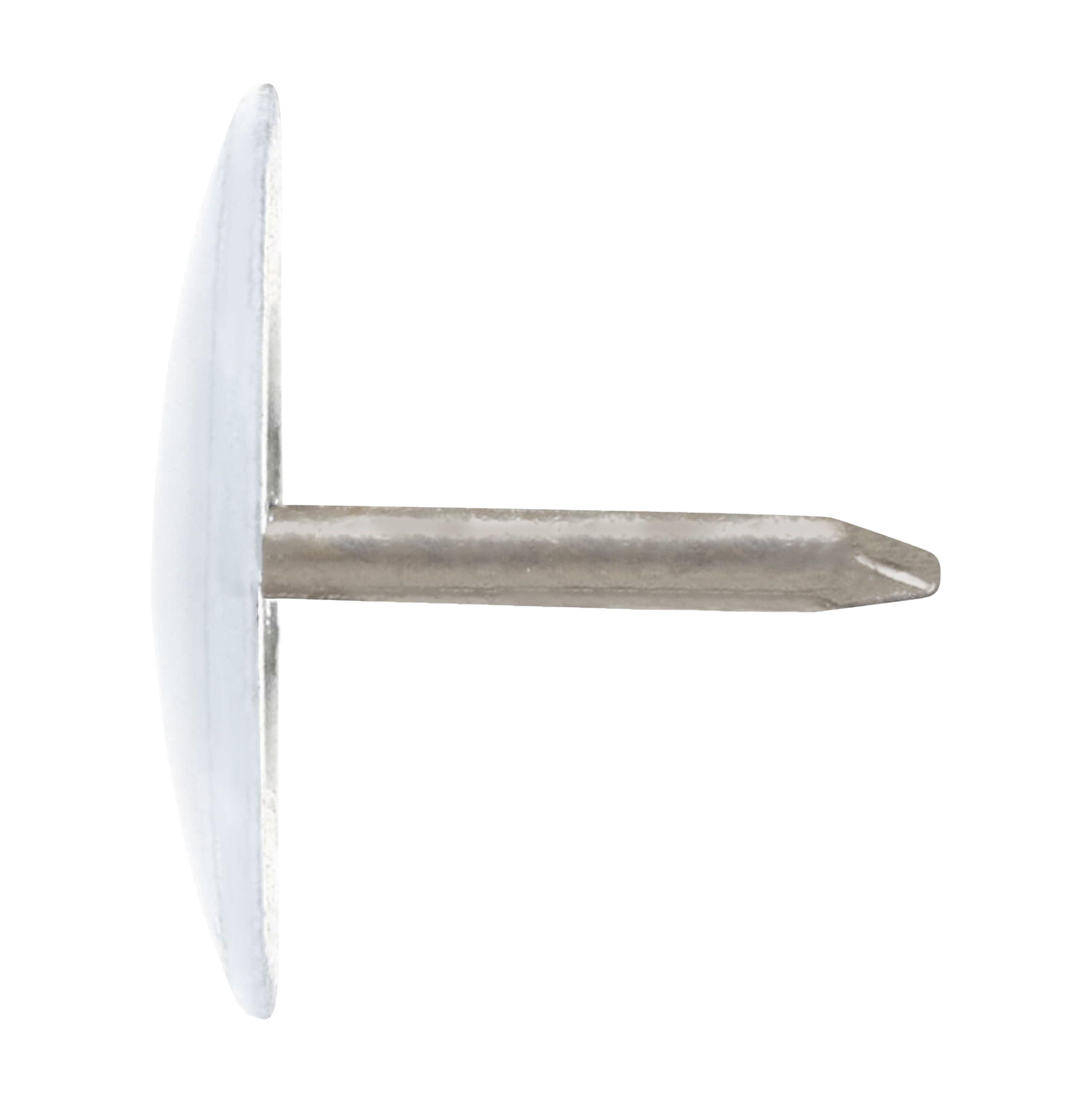 Ook Thumb Tacks, Steel, Bright White Finish, Interior Multi-Material, 40 pack