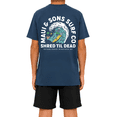 thumbnail image 2 of Maui and Sons Never Stop Short Sleeve Boy's T-Shirt Crew Neck Graphic Tee Inspired by California Surf Culture & Designed for Everyday Comfort, 2 of 4