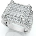 thumbnail image 2 of Pompeii 1 1/2 Ct Diamond Men's Multi-Cluster Wide Ring in White or Yellow Gold (I/J,I2-I3), 2 of 3
