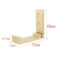 thumbnail image 2 of Perchero Plegable Soledad Aluminio 2 Piezas Negro Plateado Dorado, 2 of 10