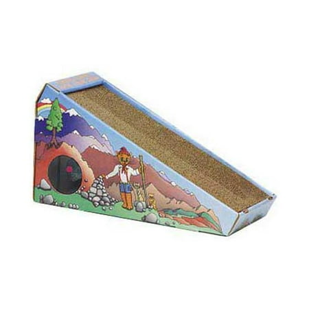 Cosmic Alpine Inclined Cat Scratcher With Catnip