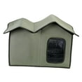 thumbnail image 4 of Casa para perros Yuyangstore tela Oxford resistente a la intemperie verde, 4 of 8