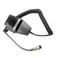 thumbnail image 1 of Methold Micrófono de mano de 4 pines con Cable de resorte micrófono de vehículo reemplazo de accesorio de Radio bidireccional para Teléfono y Comunicación, 1 of 6