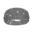 thumbnail image 2 of Wukai Airplane Routes Around The World Sports sweatband,Men & Women Sweatband Headband for Running, Cross Training, Racquetball, Working Out, 2 of 7
