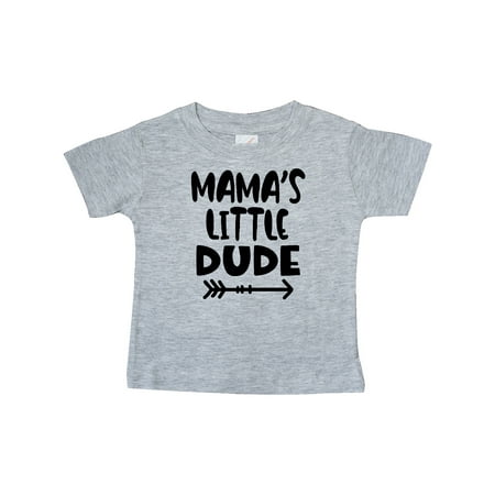 

Inktastic Mama s Little Dude with Arrow Gift Baby Boy T-Shirt