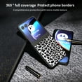 thumbnail image 2 of Allytechgroup Motorola Razr+ 2024 Case, Leopard Print Series Slim Fit Shockproof Rugged Drop Protection Hybrid Stylish Case Cover for Motorola Razr+ 2024,Silver, 2 of 5
